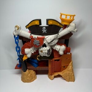Fisher Price Imaginext Blackbeard's Lair Pirate Playset Incomplete Mattel Toy